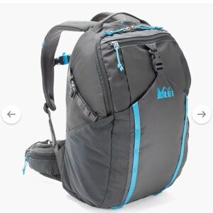 REI Co-Op Tarn 18 Pack Kids Gray Blue Day/School Backpack Hiking Camping